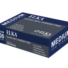 Elka Clear Vinyl Powder Free Gloves